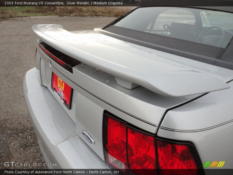 Silver Metallic / Medium Graphite 2003 Ford Mustang V6 Convertible