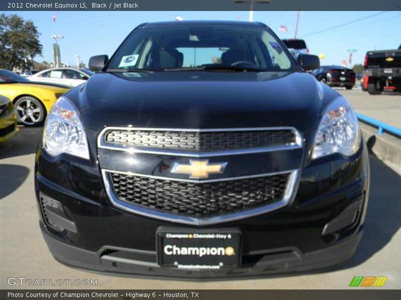 Black / Jet Black 2012 Chevrolet Equinox LS
