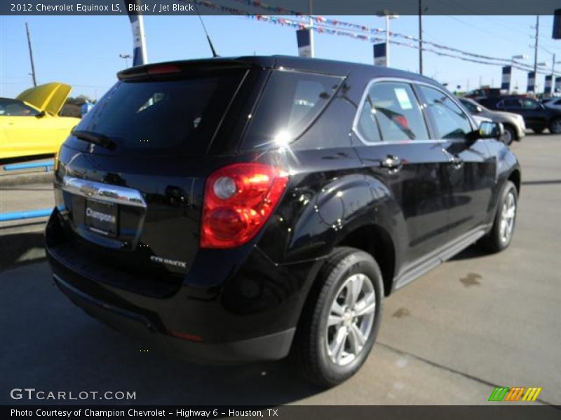 Black / Jet Black 2012 Chevrolet Equinox LS