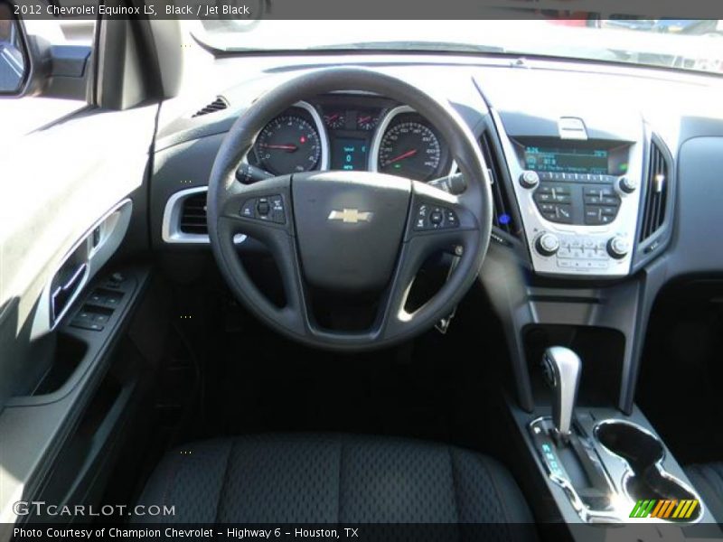 Black / Jet Black 2012 Chevrolet Equinox LS