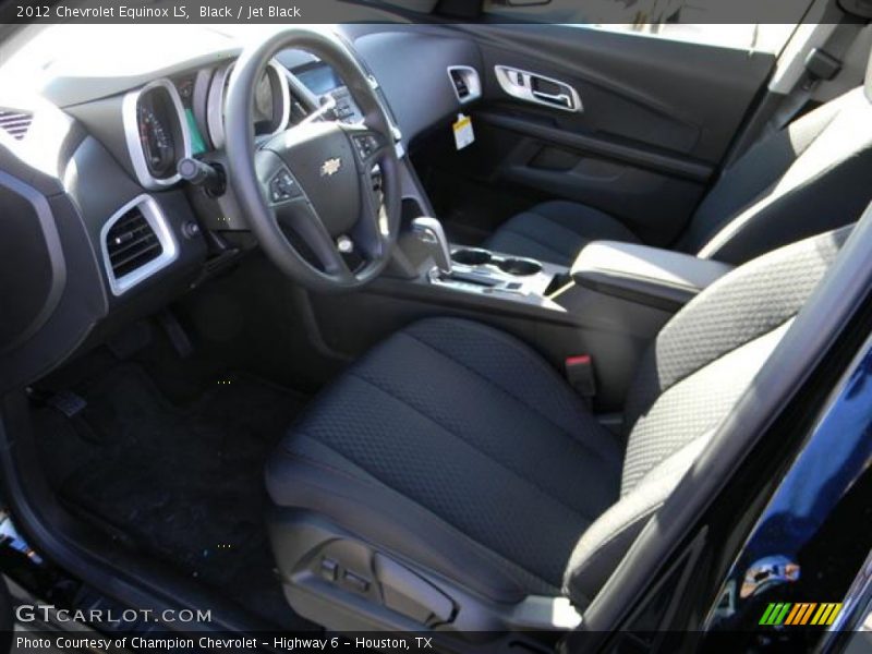 Black / Jet Black 2012 Chevrolet Equinox LS