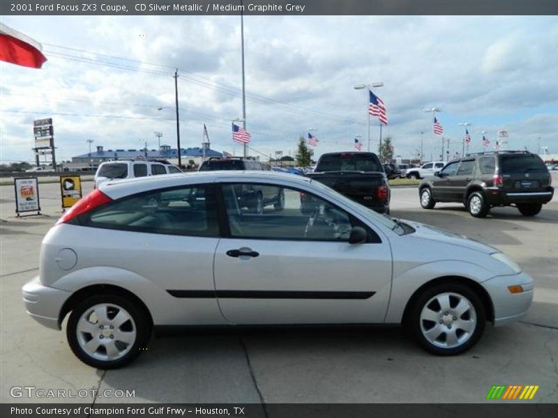 CD Silver Metallic / Medium Graphite Grey 2001 Ford Focus ZX3 Coupe