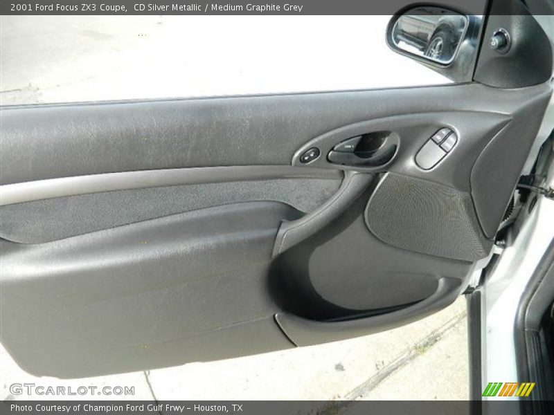 CD Silver Metallic / Medium Graphite Grey 2001 Ford Focus ZX3 Coupe