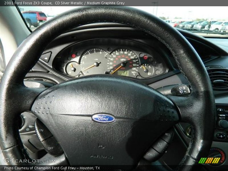 CD Silver Metallic / Medium Graphite Grey 2001 Ford Focus ZX3 Coupe