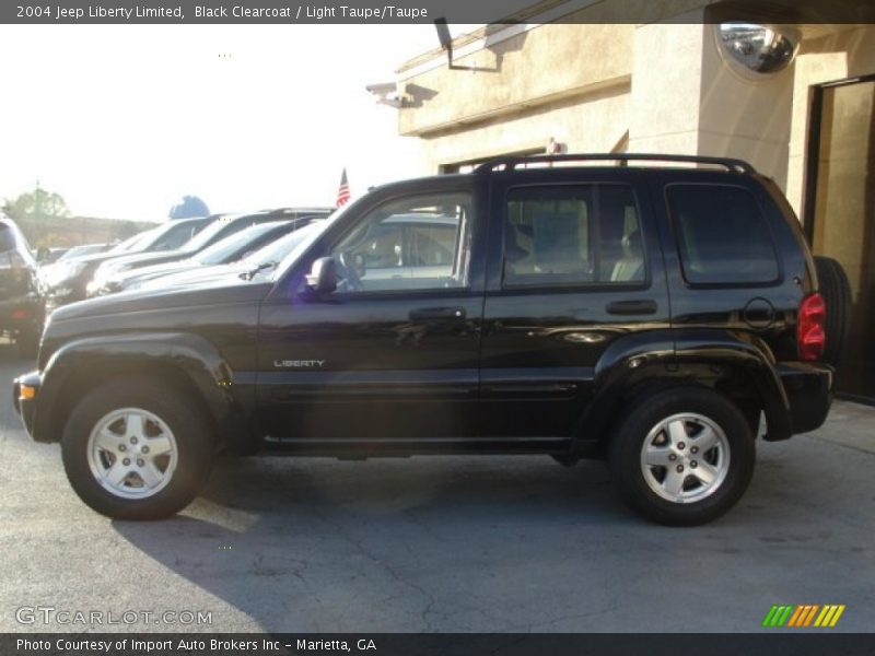 Black Clearcoat / Light Taupe/Taupe 2004 Jeep Liberty Limited