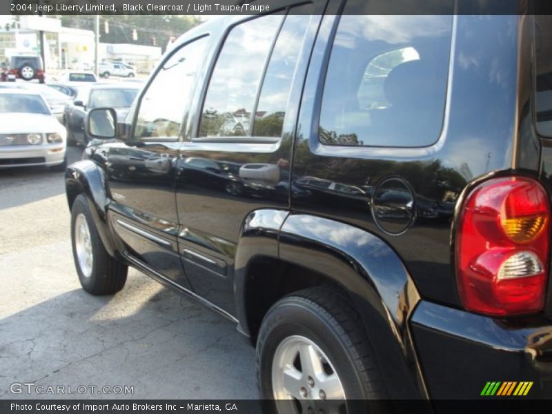 Black Clearcoat / Light Taupe/Taupe 2004 Jeep Liberty Limited