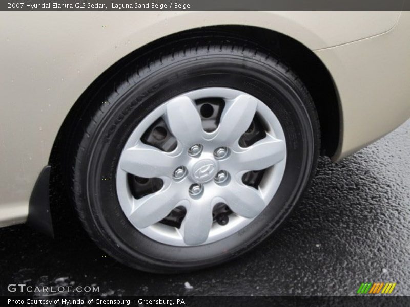 Laguna Sand Beige / Beige 2007 Hyundai Elantra GLS Sedan