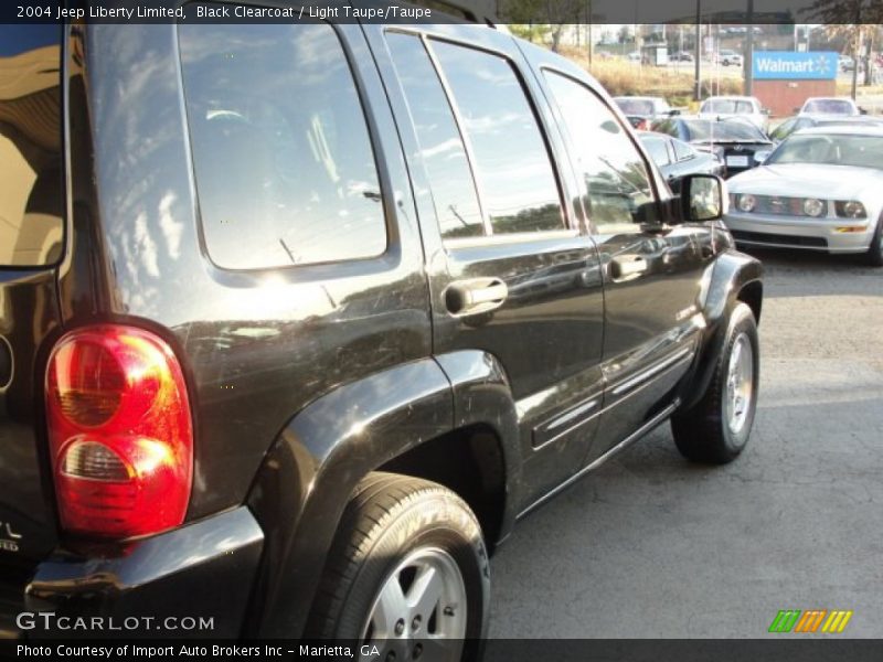 Black Clearcoat / Light Taupe/Taupe 2004 Jeep Liberty Limited
