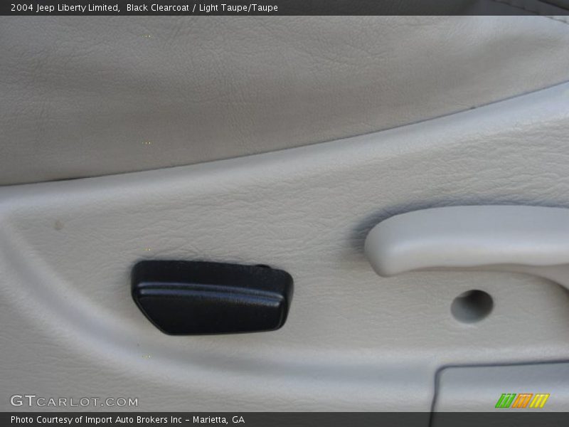 Black Clearcoat / Light Taupe/Taupe 2004 Jeep Liberty Limited