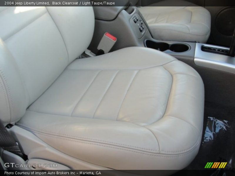 Black Clearcoat / Light Taupe/Taupe 2004 Jeep Liberty Limited