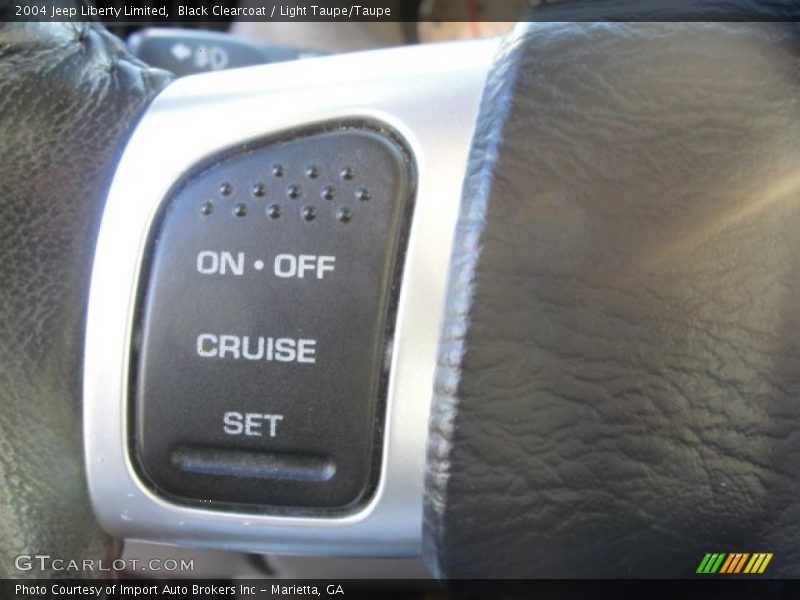 Black Clearcoat / Light Taupe/Taupe 2004 Jeep Liberty Limited