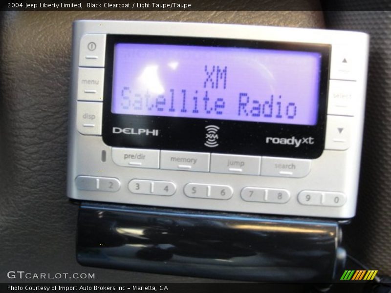 Black Clearcoat / Light Taupe/Taupe 2004 Jeep Liberty Limited
