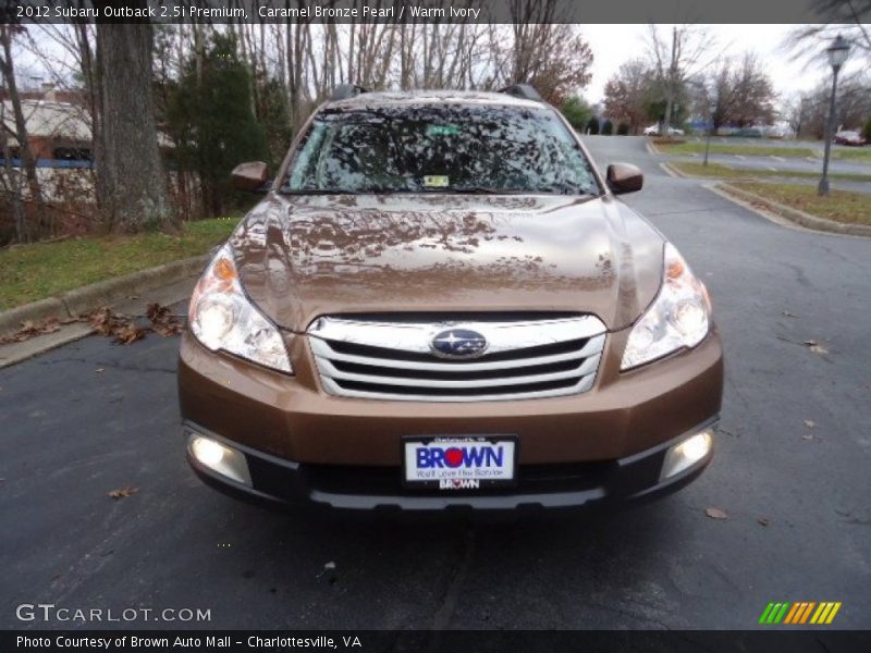 Caramel Bronze Pearl / Warm Ivory 2012 Subaru Outback 2.5i Premium