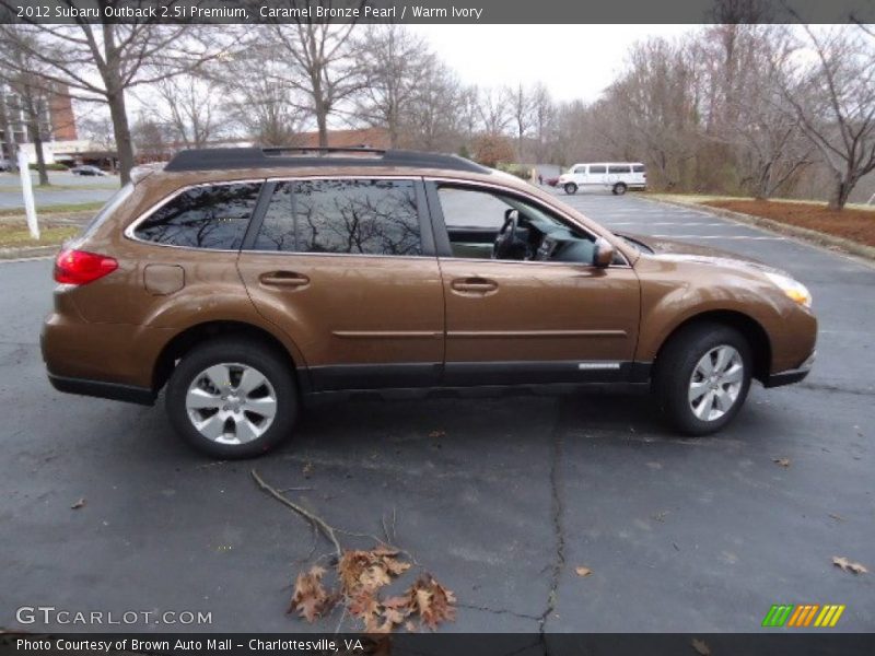 Caramel Bronze Pearl / Warm Ivory 2012 Subaru Outback 2.5i Premium