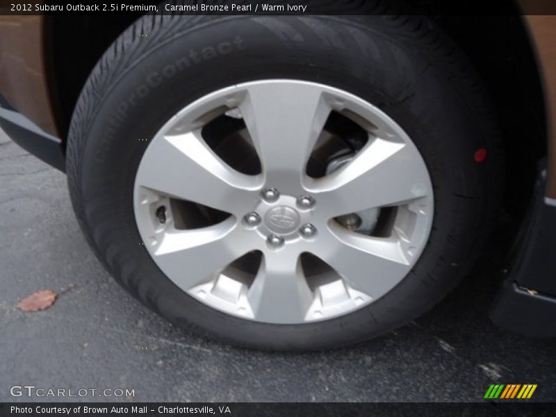  2012 Outback 2.5i Premium Wheel