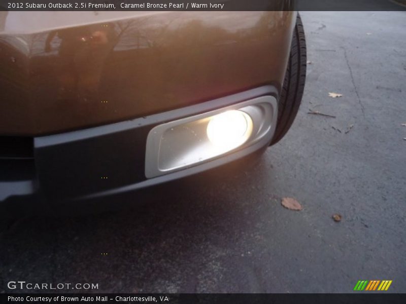 Caramel Bronze Pearl / Warm Ivory 2012 Subaru Outback 2.5i Premium