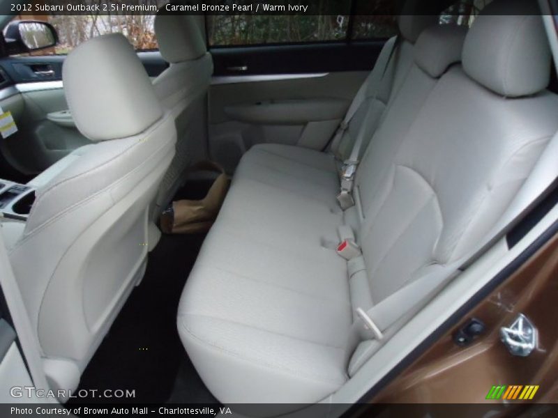 Caramel Bronze Pearl / Warm Ivory 2012 Subaru Outback 2.5i Premium