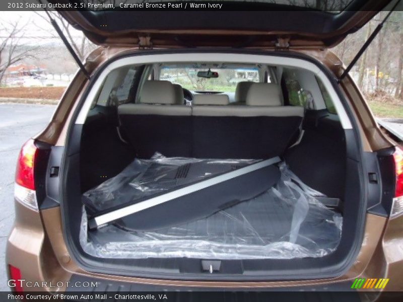 2012 Outback 2.5i Premium Trunk
