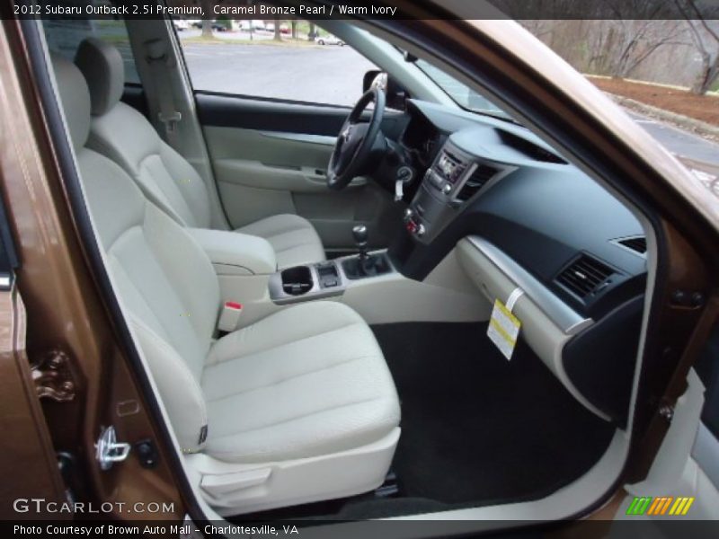  2012 Outback 2.5i Premium Warm Ivory Interior