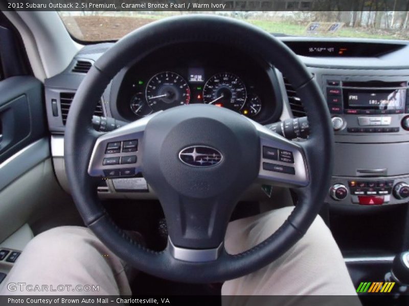  2012 Outback 2.5i Premium Steering Wheel