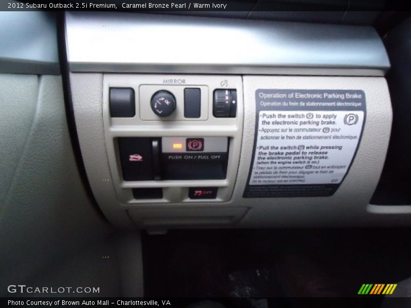 Caramel Bronze Pearl / Warm Ivory 2012 Subaru Outback 2.5i Premium