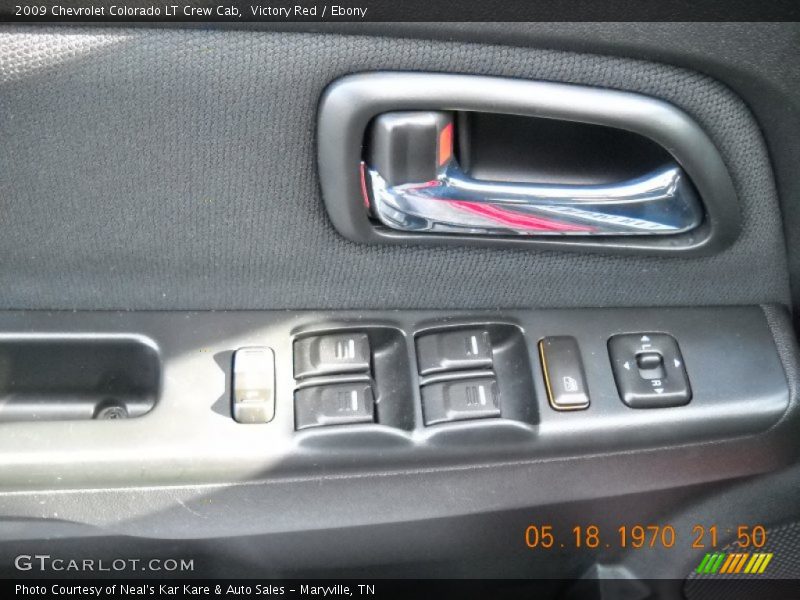 Victory Red / Ebony 2009 Chevrolet Colorado LT Crew Cab