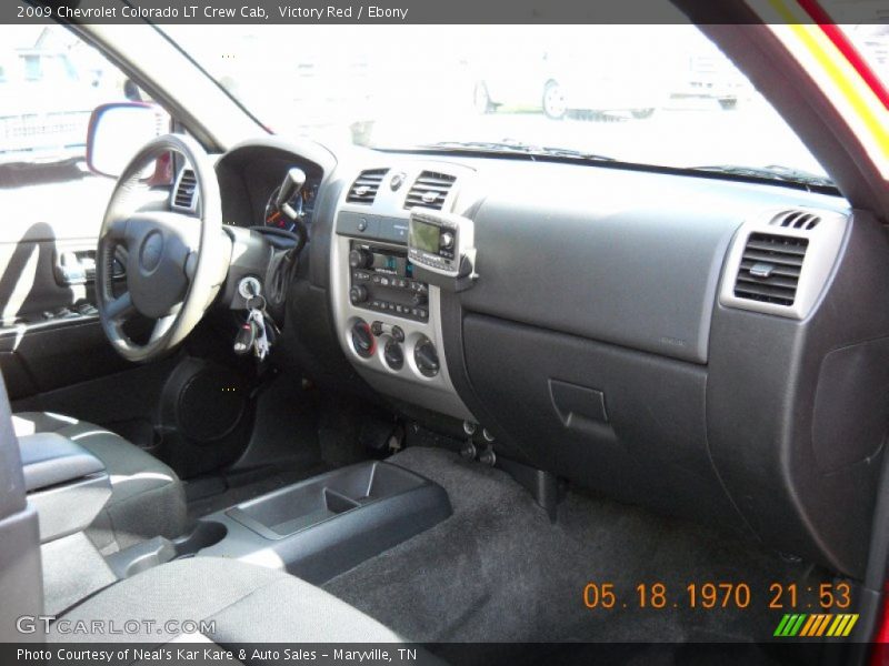 Victory Red / Ebony 2009 Chevrolet Colorado LT Crew Cab