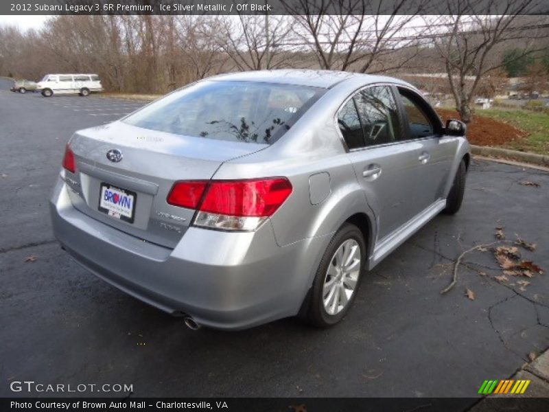Ice Silver Metallic / Off Black 2012 Subaru Legacy 3.6R Premium