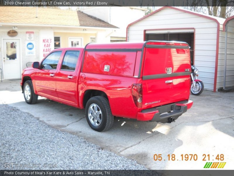 Victory Red / Ebony 2009 Chevrolet Colorado LT Crew Cab