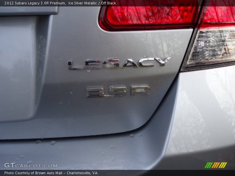 Ice Silver Metallic / Off Black 2012 Subaru Legacy 3.6R Premium