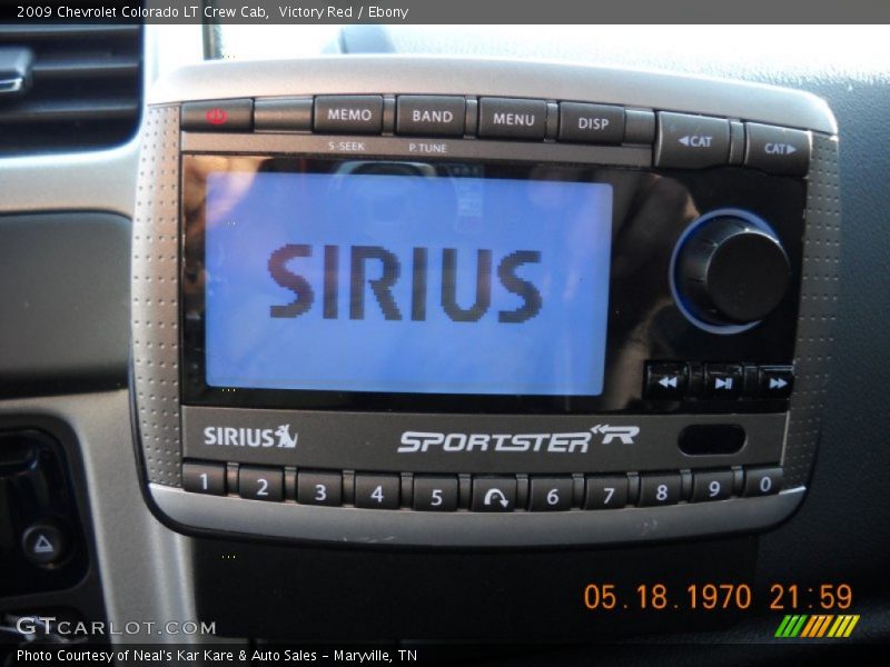 Victory Red / Ebony 2009 Chevrolet Colorado LT Crew Cab