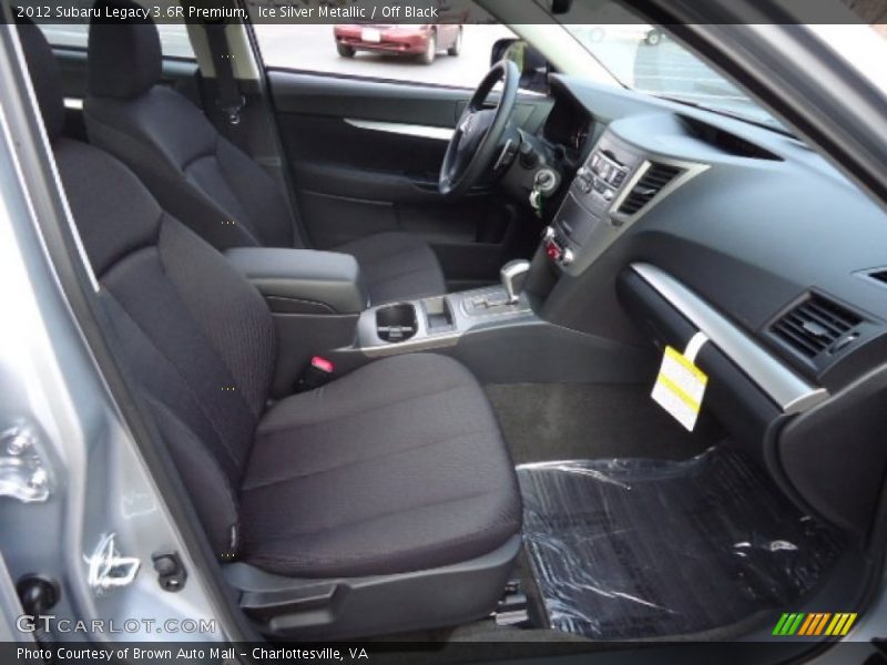 Ice Silver Metallic / Off Black 2012 Subaru Legacy 3.6R Premium