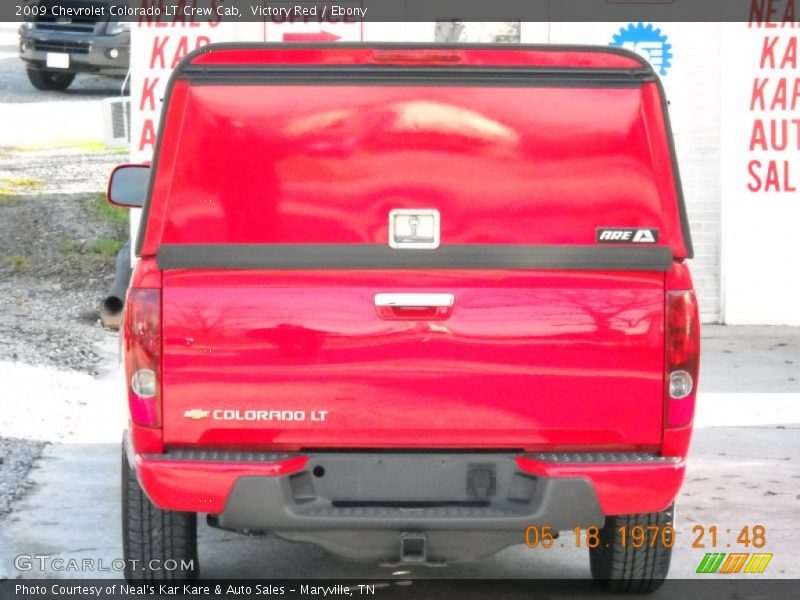 Victory Red / Ebony 2009 Chevrolet Colorado LT Crew Cab