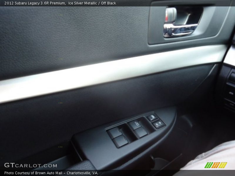 Ice Silver Metallic / Off Black 2012 Subaru Legacy 3.6R Premium
