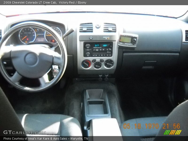Victory Red / Ebony 2009 Chevrolet Colorado LT Crew Cab