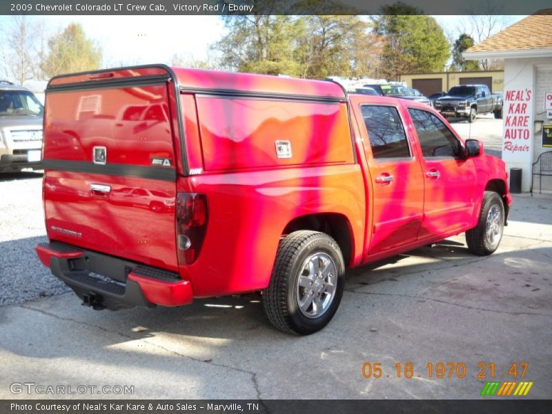 Victory Red / Ebony 2009 Chevrolet Colorado LT Crew Cab