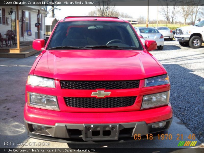 Victory Red / Ebony 2009 Chevrolet Colorado LT Crew Cab