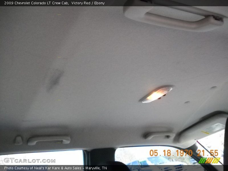 Victory Red / Ebony 2009 Chevrolet Colorado LT Crew Cab