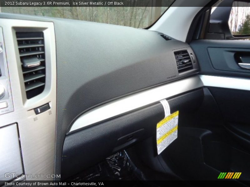 Ice Silver Metallic / Off Black 2012 Subaru Legacy 3.6R Premium