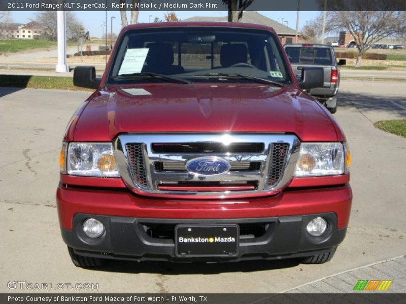 Redfire Metallic / Medium Dark Flint 2011 Ford Ranger XLT SuperCab