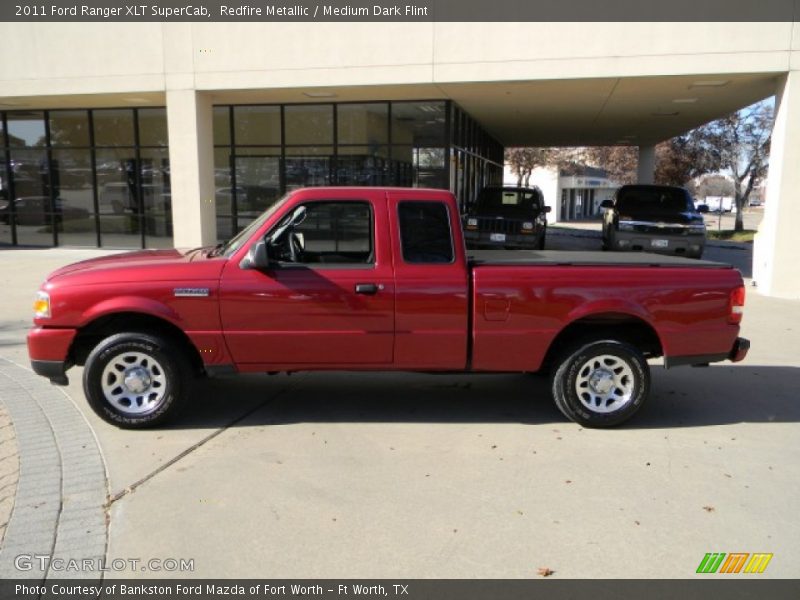 Redfire Metallic / Medium Dark Flint 2011 Ford Ranger XLT SuperCab