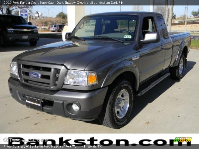Dark Shadow Grey Metallic / Medium Dark Flint 2010 Ford Ranger Sport SuperCab