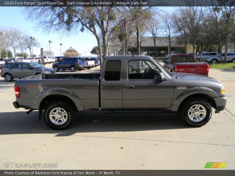Dark Shadow Grey Metallic / Medium Dark Flint 2010 Ford Ranger Sport SuperCab