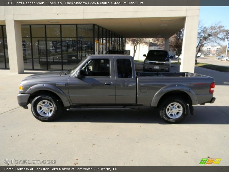 Dark Shadow Grey Metallic / Medium Dark Flint 2010 Ford Ranger Sport SuperCab