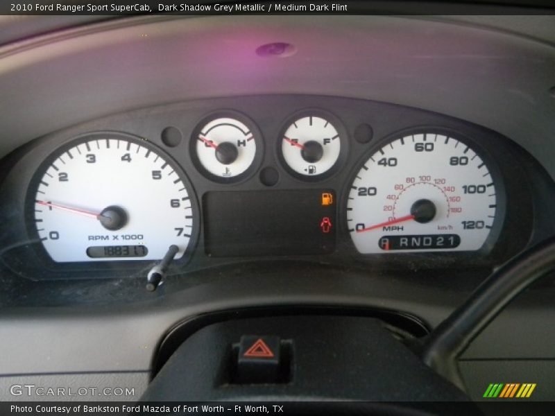 Dark Shadow Grey Metallic / Medium Dark Flint 2010 Ford Ranger Sport SuperCab