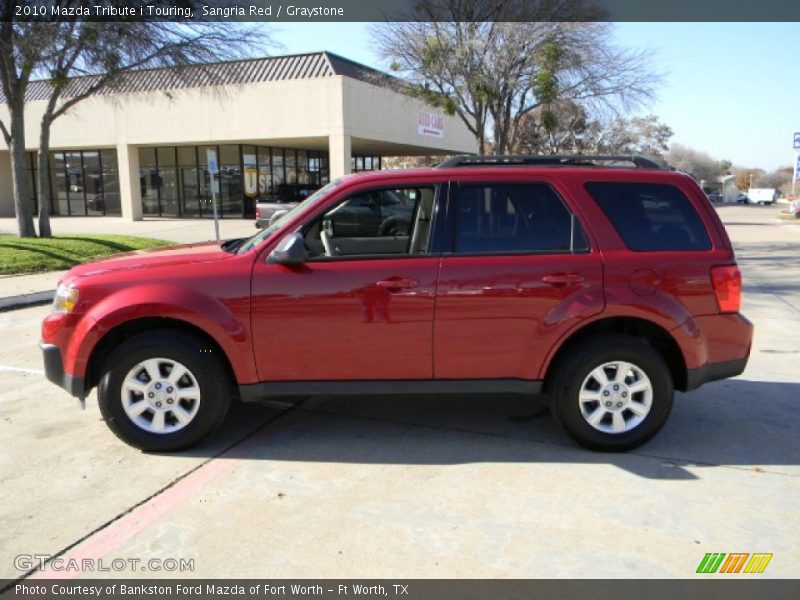 Sangria Red / Graystone 2010 Mazda Tribute i Touring