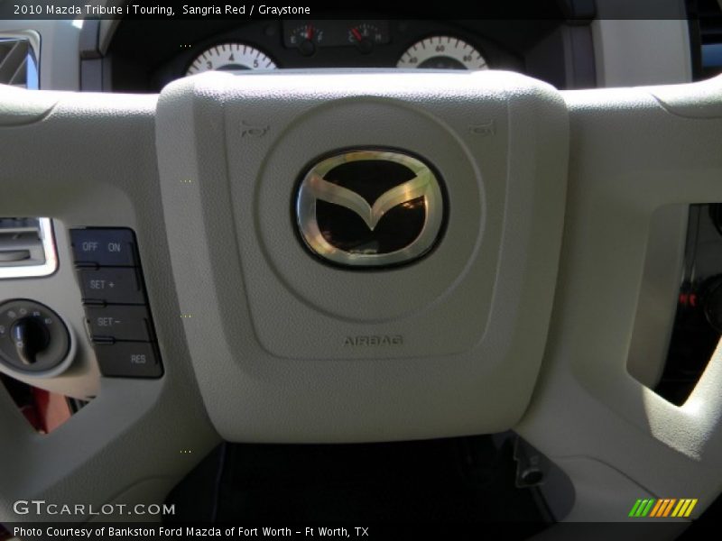 Sangria Red / Graystone 2010 Mazda Tribute i Touring