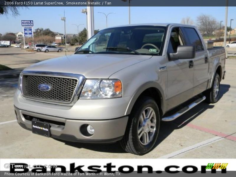 Smokestone Metallic / Tan 2006 Ford F150 Lariat SuperCrew