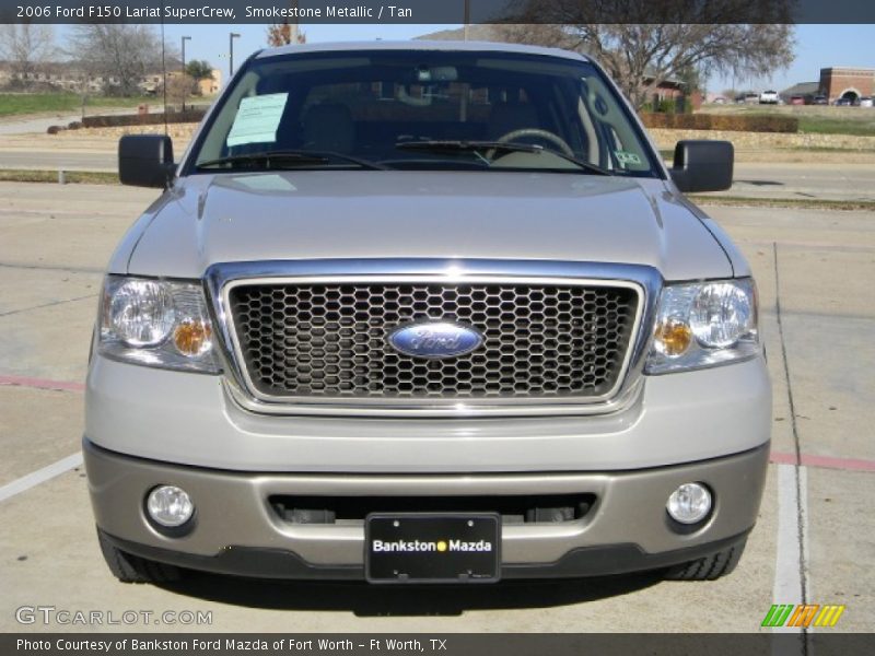 Smokestone Metallic / Tan 2006 Ford F150 Lariat SuperCrew