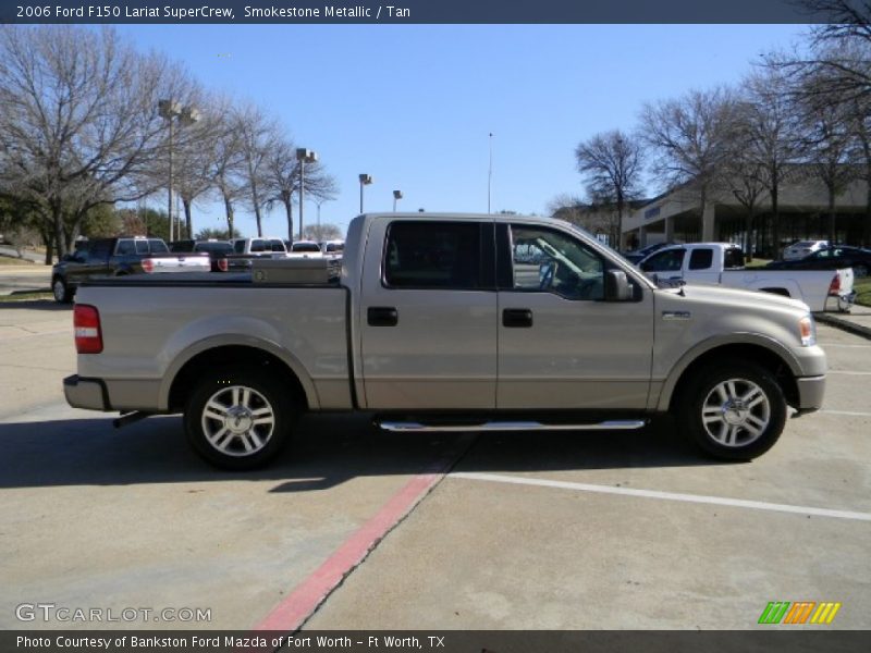 Smokestone Metallic / Tan 2006 Ford F150 Lariat SuperCrew